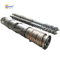 conical twin screw barrel for PVC foam board/sheet